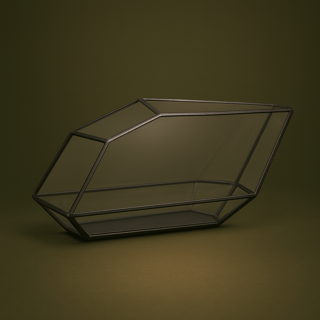 Terrarium en Verre géométrique | Terranys Terranys