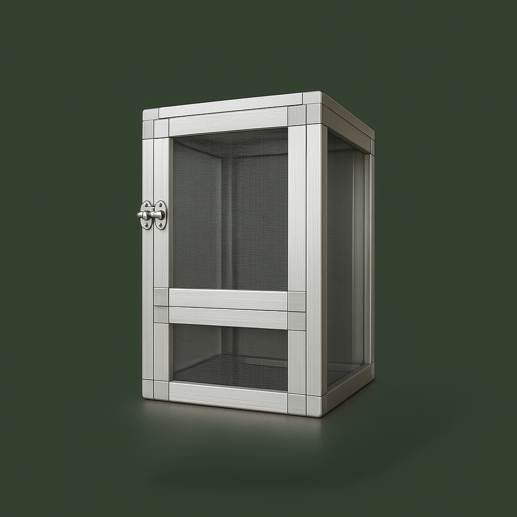 Lézard Cage grillagée en métal | Terranys Terranys