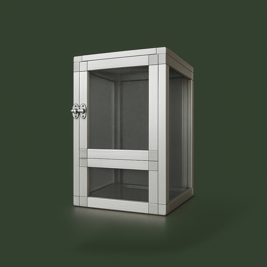 Lézard Cage grillagée en métal | Terranys Terranys