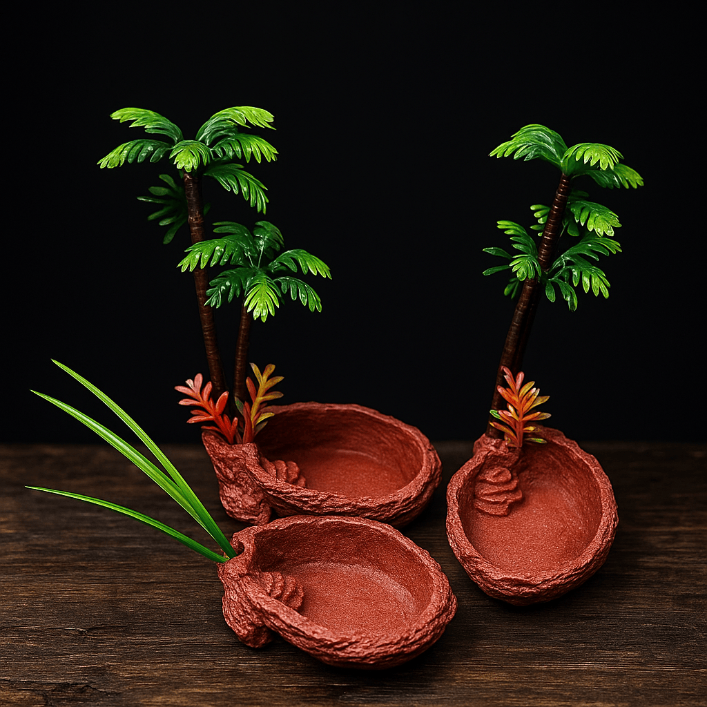 Mangeoire en palmier Aquarium | Terranys Terranys