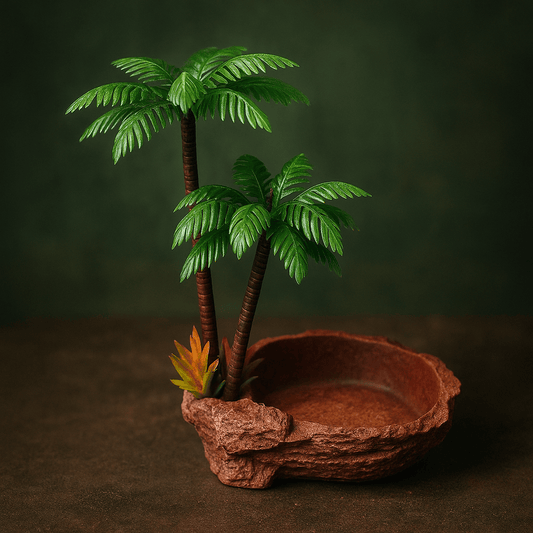 Mangeoire en palmier Aquarium | Terranys Terranys
