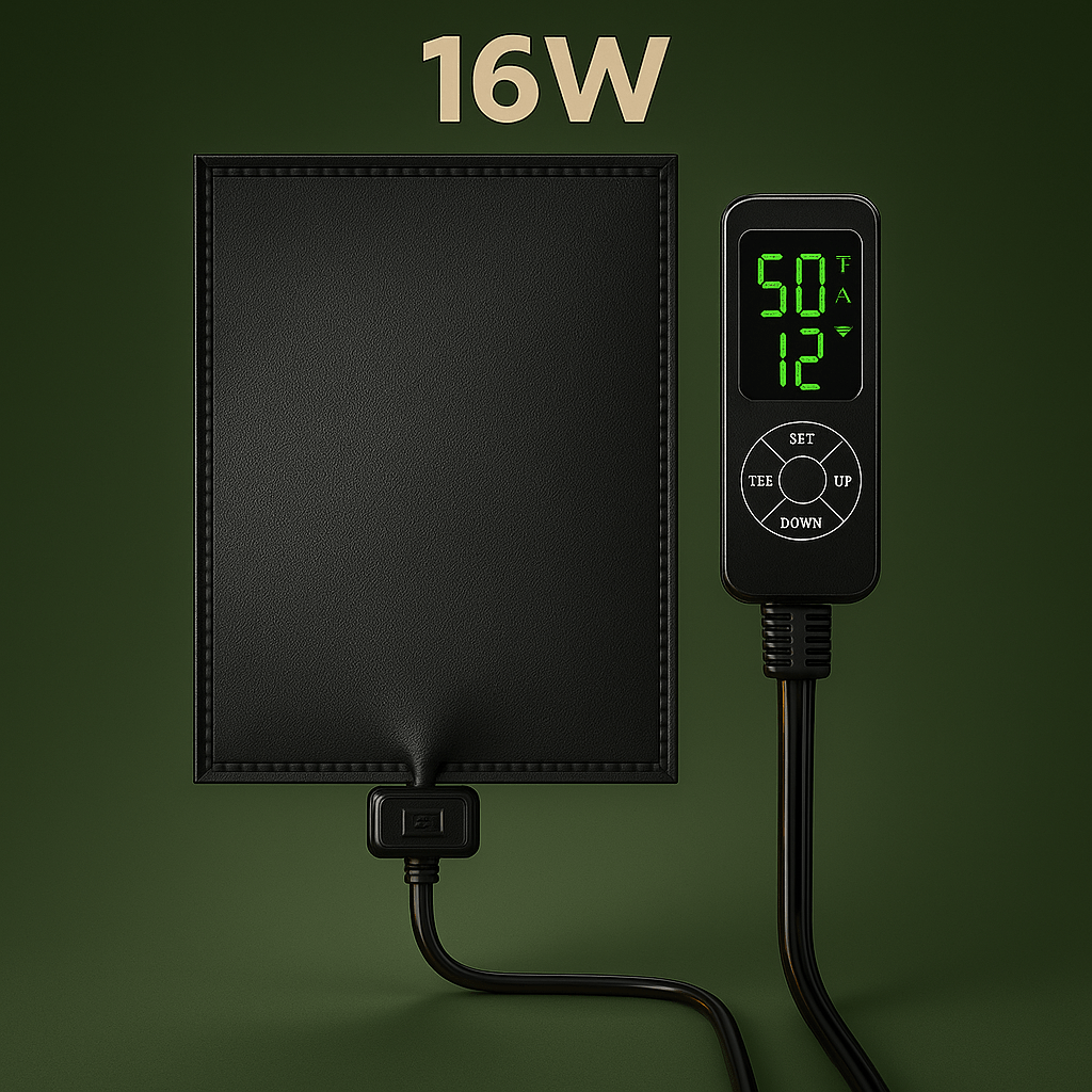 Tapis Chauffant avec Thermostat pour Terrarium | Terranys  Terranys