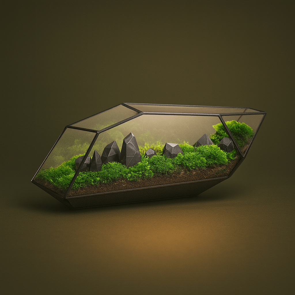 Terrarium en Verre géométrique | Terranys Terranys