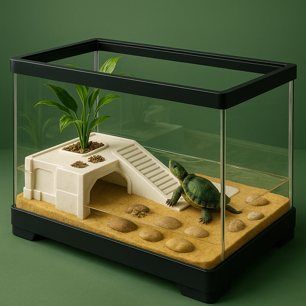 Terrarium noir pour Tortue | Terranys Terranys